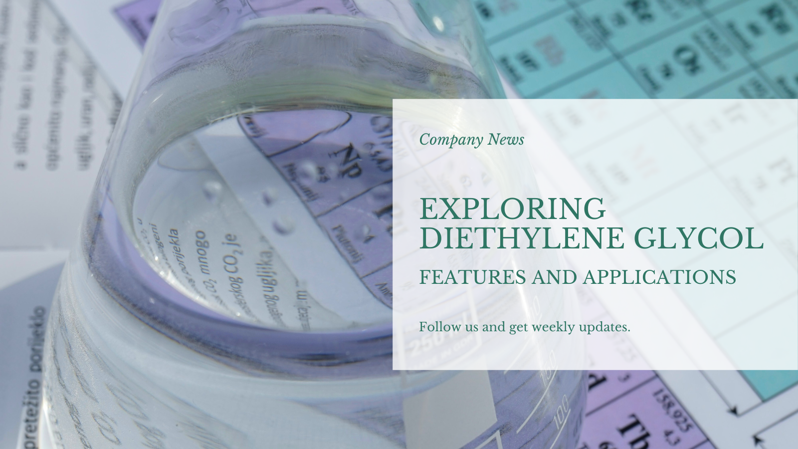 Esplorazione del glicole dietilenico: caratteristiche e diverse applicazioni