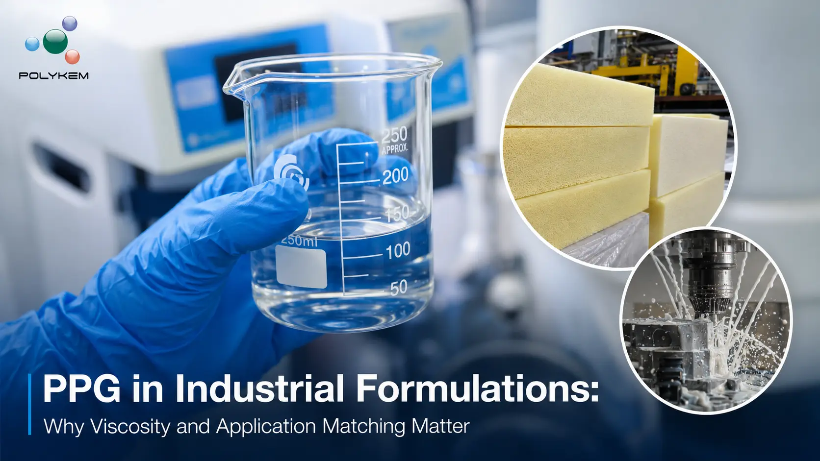 PPG nelle formulazioni industriali: perché la viscosità e la corrispondenza delle applicazioni sono importanti