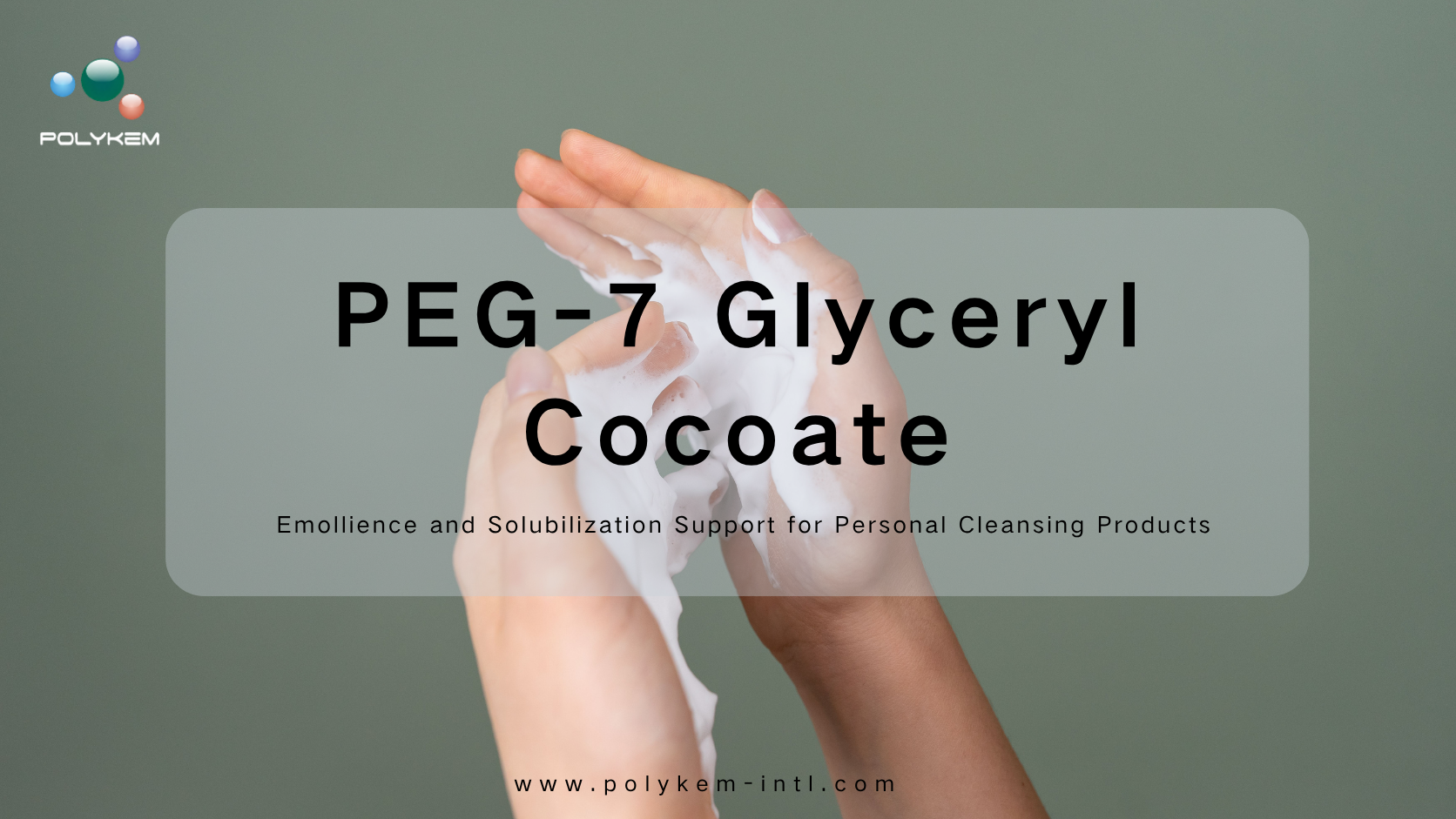 PEG-7 Glyceryl Cocoate per bagnoschiuma e struccanti