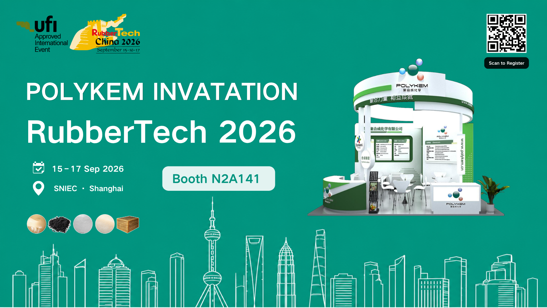 Incontra Polykem al RubberTech China 2026 a Shanghai