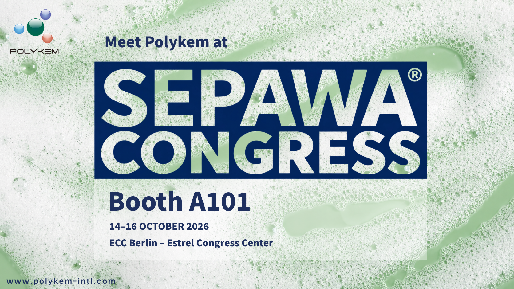Polykem sarà presente al Congresso SEPAWA 2026 – Visita lo stand A101